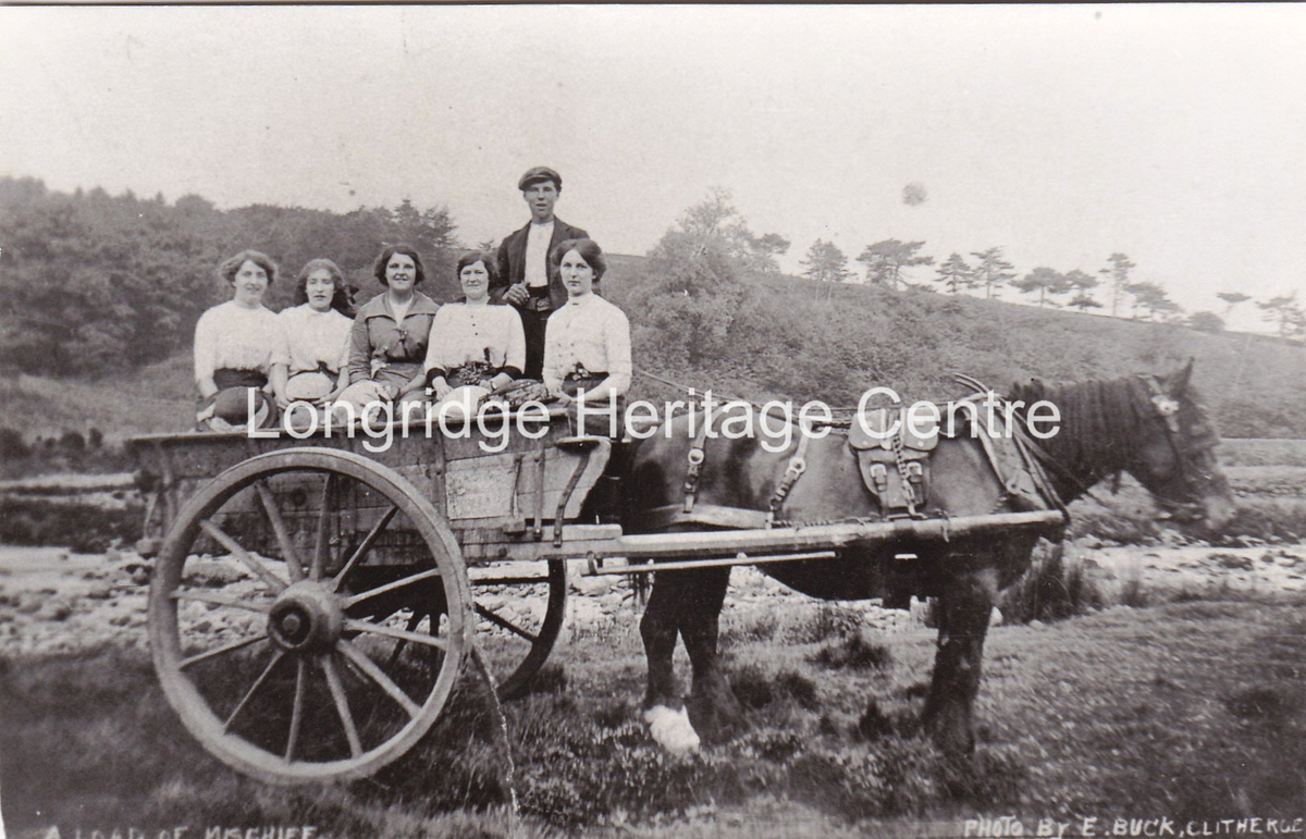 243B - Whitewell - Group in Horse cart - Unknown